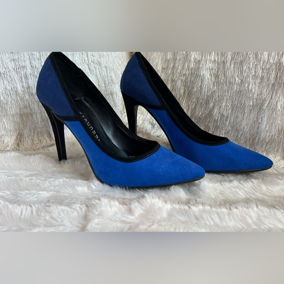Chinese Laundry Blue Two-Toned High Heels - Picture 3 of 15
